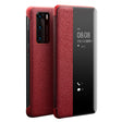 For Huawei P40 QIALINO XiangNai Texture Side Window View Leather Phone Case(Red) - free shipping - PMC TechLife - Order now!