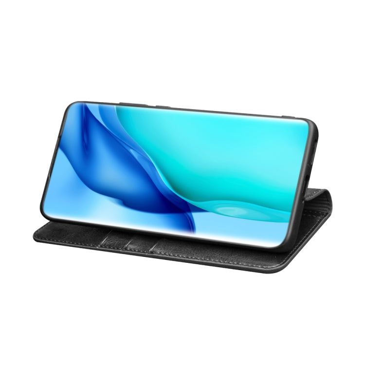 For Huawei P50 QIALINO Genuine Leather Phone Case(Black)