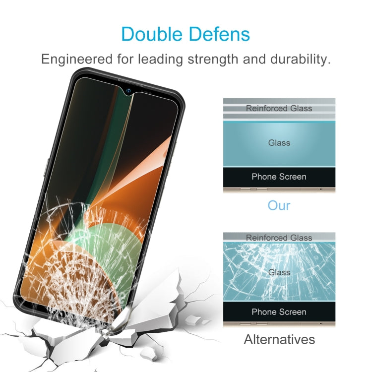 For Ulefone Armor 17 Pro 50pcs 0.26mm 9H 2.5D Tempered Glass Film