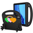 For Lenovo Tab B10 10.1 2020 Love Small Palm Holder EVA Tablet Case(Black) - Lenovo by PMC TechLife | Online Shopping South Africa | PMC TechLife | Buy Now Pay Later Mobicred