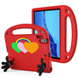 For Lenovo Tab B10 10.1 2020 Love Small Palm Holder EVA Tablet Case(Red) - Lenovo by PMC TechLife | Online Shopping South Africa | PMC TechLife | Buy Now Pay Later Mobicred