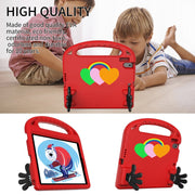 For Huawei MediaPad T5 10 Love Small Palm Holder EVA Tablet Case(Red)