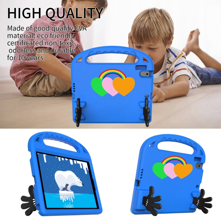 For Huawei MediaPad T5 10 Love Small Palm Holder EVA Tablet Case(Blue)