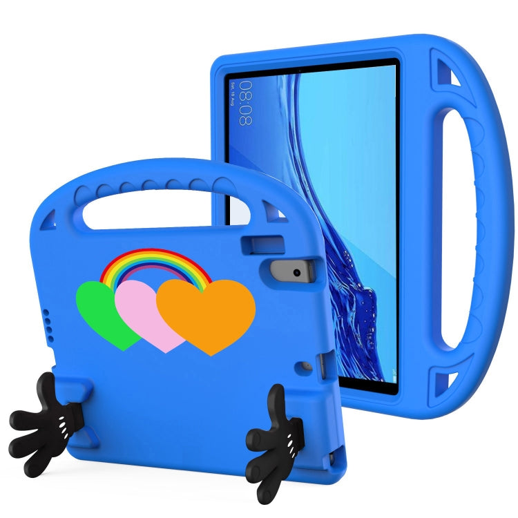 For Lenovo Tab P10 TB-X706 Love Small Palm Holder EVA Tablet Case(Blue)