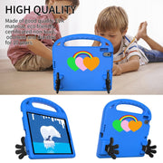 For Lenovo Tab P10 TB-X706 Love Small Palm Holder EVA Tablet Case(Blue)