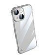 For iPhone 14 Electroplating Frameless Clear PC Phone Case(Silver) - iPhone 14 Cases by PMC TechLife | Online Shopping South Africa | PMC TechLife | Buy Now Pay Later Mobicred