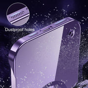 For iPhone 14 Plus Electroplating Frameless Magsafe Magnetic PC Phone Case(Black)
