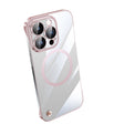 For iPhone 14 Pro Max Electroplating Frameless Magsafe Magnetic PC Phone Case(Pink) - iPhone 14 Pro Max Cases by PMC TechLife | Online Shopping South Africa | PMC TechLife | Buy Now Pay Later Mobicred
