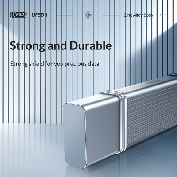 ORICO UFS Flash Drive, Read: 411MB/s, Write: 353MB/s, Memory:512GB, Port:USB-A(Silver)