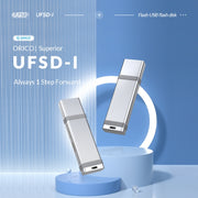 ORICO USB Solid State Flash Drive, Read: 520MB/s, Write: 450MB/s, Memory:1TB, Port:USB-A(Silver)
