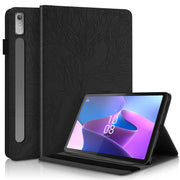 For Lenovo Tab P11 Pro Gen 2 Life Tree Series Horizontal Flip Leather Case with Holder(Black)