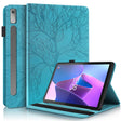For Lenovo Tab P11 Pro Gen 2 Life Tree Series Horizontal Flip Leather Case with Holder(Lake Blue) - Lenovo by PMC TechLife | Online Shopping South Africa | PMC TechLife