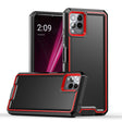 For T-Mobile Revvl 6 Pro 5G Armour Two-color TPU + PC Phone Case(Black+Red) - free shipping - PMC TechLife - Order now!