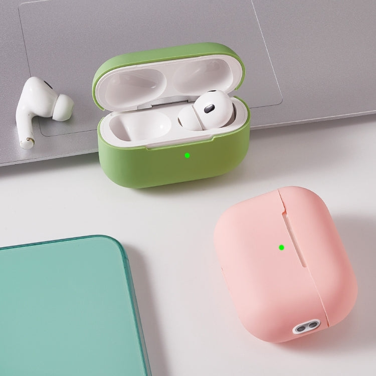 For AirPods Pro 2 Earphone Silicone Protective Case(Grey)