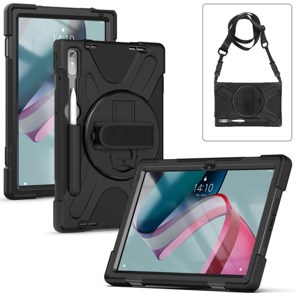 For Lenovo Pad Pro 11.2 2022 TB-138FC/132FU Silicone + PC Protective Tablet Case(Black)