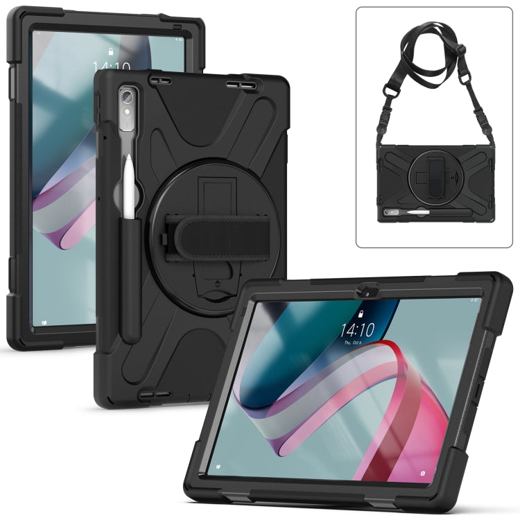 For Lenovo Pad Pro 11.2 2022 TB-138FC/132FU Silicone + PC Protective Tablet Case(Black)