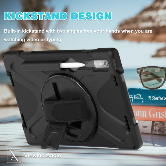 For Lenovo Pad Pro 11.2 2022 TB-138FC/132FU Silicone + PC Protective Tablet Case(Black)