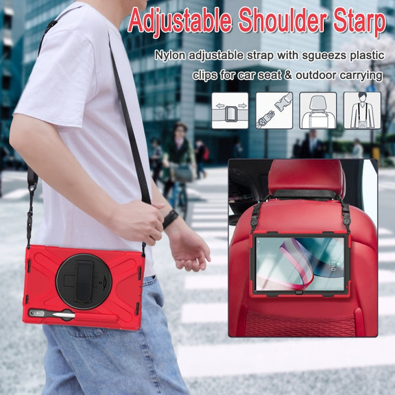 For Lenovo Pad Pro 11.2 2022 TB-138FC/132FU Silicone + PC Protective Tablet Case(Red)