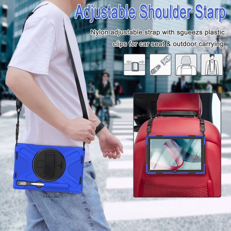 For Lenovo Pad Pro 11.2 2022 TB-138FC/132FU Silicone + PC Protective Tablet Case(Blue)