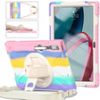 For Lenovo Pad Pro 11.2 2022 TB-138FC/132FU Silicone + PC Protective Tablet Case(Colorful Pink) - Lenovo by PMC TechLife | Online Shopping South Africa | PMC TechLife | Buy Now Pay Later Mobicred