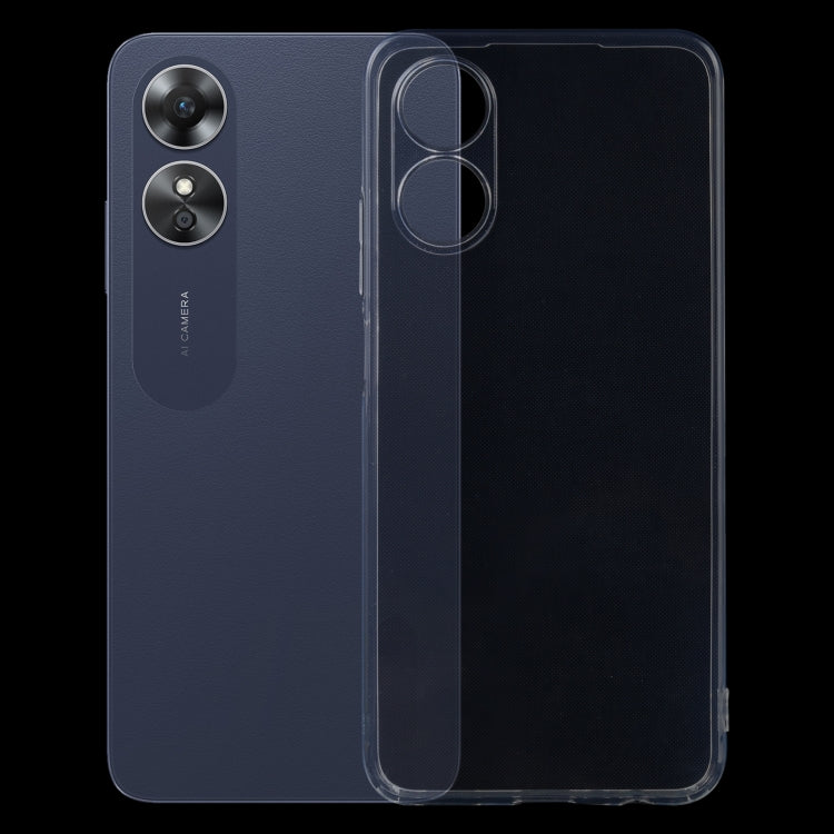 For OPPO A17 Ultra-thin Transparent TPU Phone Case