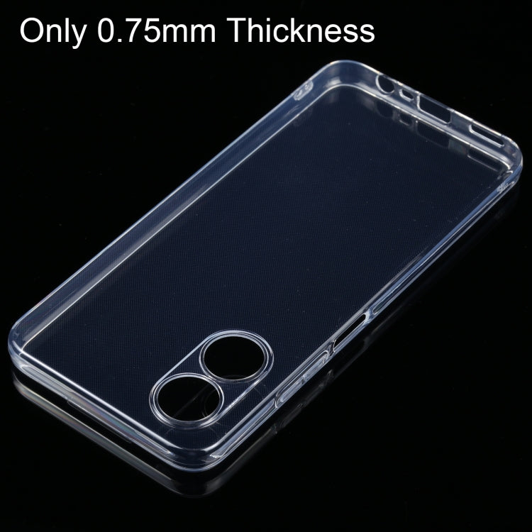 For OPPO A17 Ultra-thin Transparent TPU Phone Case