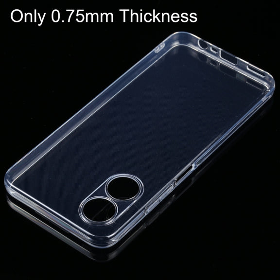 For OPPO A17 Ultra-thin Transparent TPU Phone Case