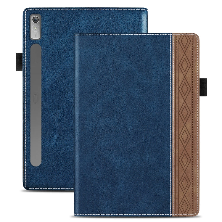 For Lenovo Tab P11 Pro Gen 2 Splicing Series Tablet PC Leather Case(Royal Blue)