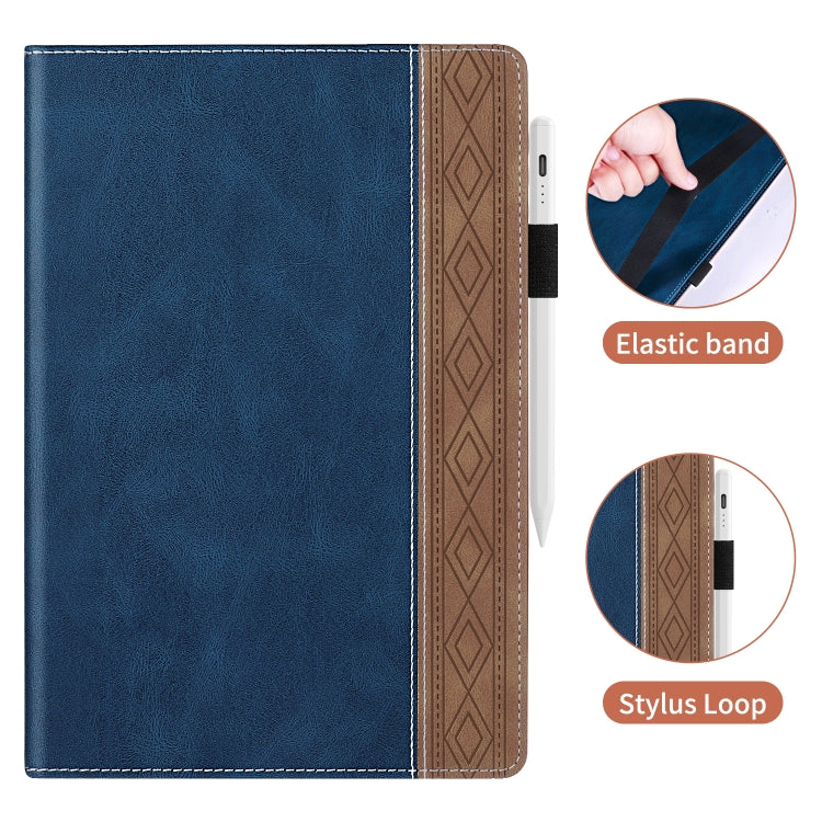 For Lenovo Tab P11 Pro Gen 2 Splicing Series Tablet PC Leather Case(Royal Blue)