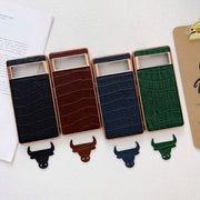 For Google Pixel 6 Pro Crocodile Texture Genuine Leather Electroplating Phone Case(Dark Green)