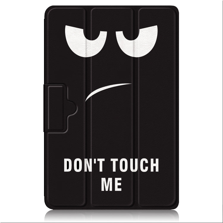 For OPPO Pad 11 inch 3-folding Magnetic Buckle Coloured Drawing Leather Tablet Case(Big Eyes)