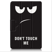 For OPPO Pad 11 inch 3-folding Magnetic Buckle Coloured Drawing Leather Tablet Case(Big Eyes)