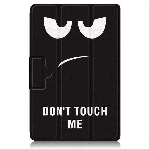 For OPPO Pad 11 inch 3-folding Magnetic Buckle Coloured Drawing Leather Tablet Case(Big Eyes)