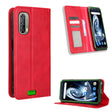 For Blackview BV7100 Magnetic Buckle Retro Texture Leather Phone Case(Red) - More Brand by PMC TechLife | Online Shopping South Africa | PMC TechLife