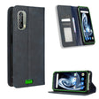 For Blackview BV7100 Magnetic Buckle Retro Texture Leather Phone Case(Blue) - More Brand by PMC TechLife | Online Shopping South Africa | PMC TechLife