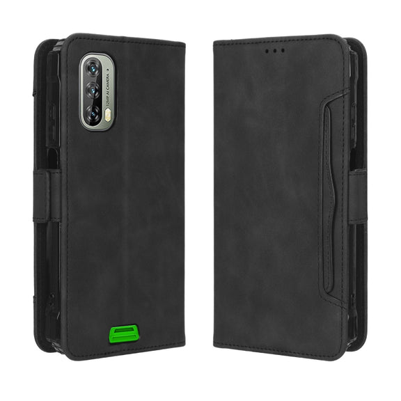 For Blackview BV7100 Skin Feel Calf Texture Card Slots Leather Phone Case(Black)