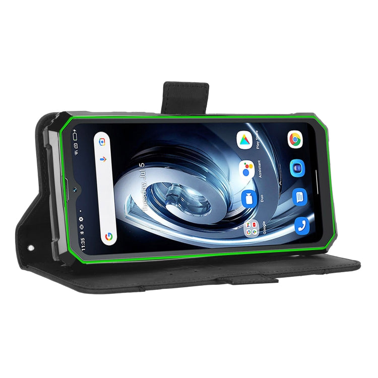 For Blackview BV7100 Skin Feel Calf Texture Card Slots Leather Phone Case(Black)