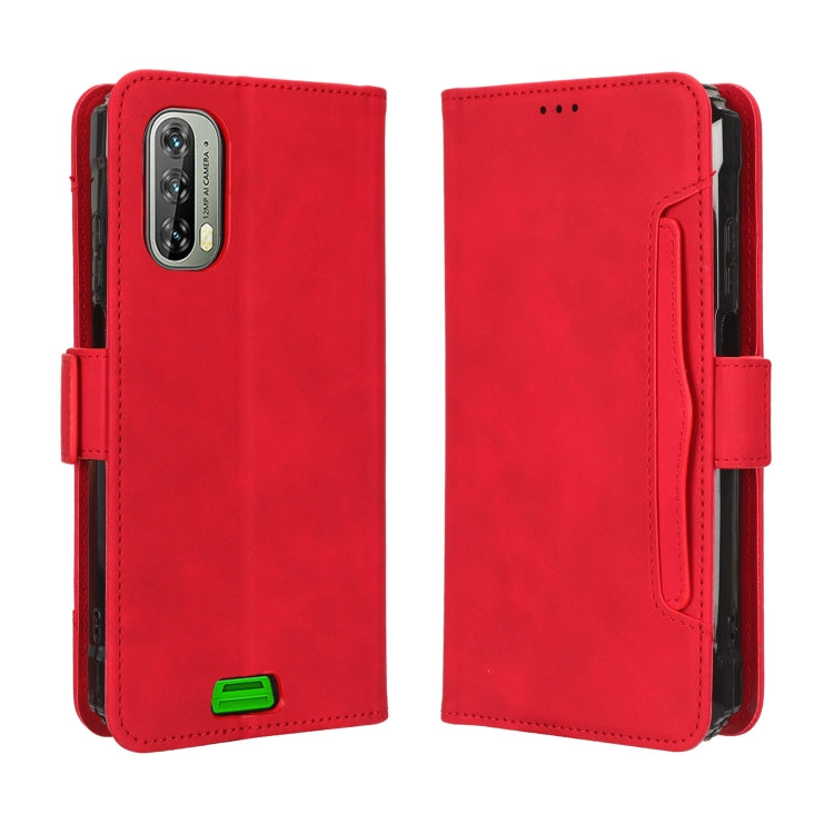 For Blackview BV7100 Skin Feel Calf Texture Card Slots Leather Phone Case(Red)
