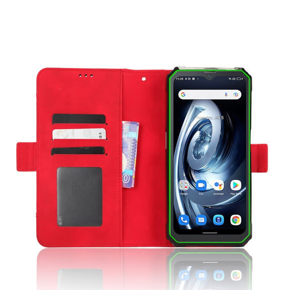 For Blackview BV7100 Skin Feel Calf Texture Card Slots Leather Phone Case(Red)
