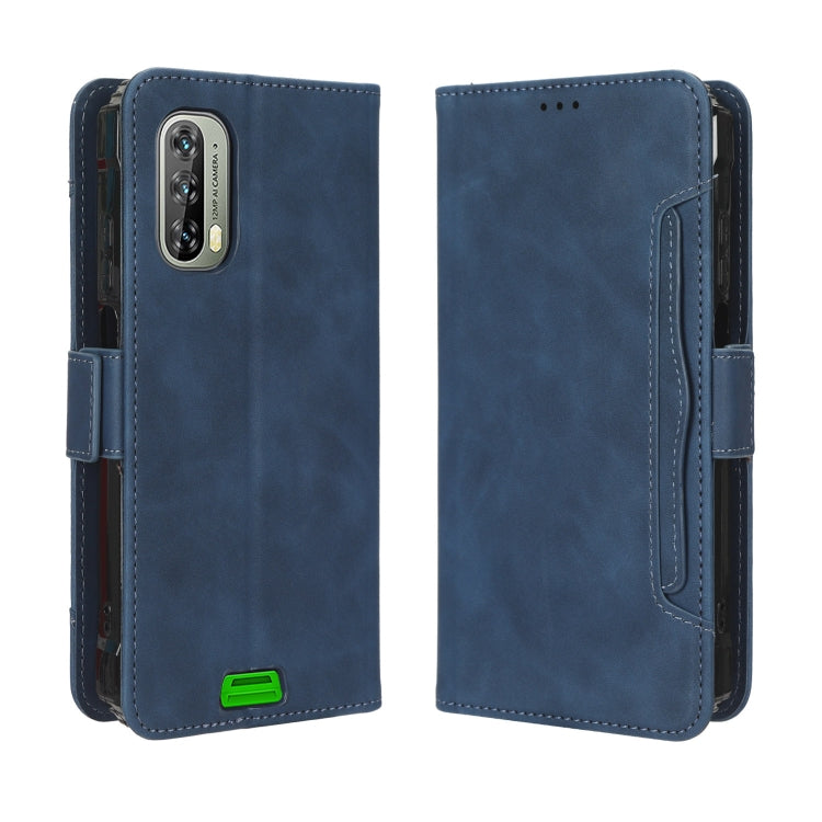 For Blackview BV7100 Skin Feel Calf Texture Card Slots Leather Phone Case(Blue)