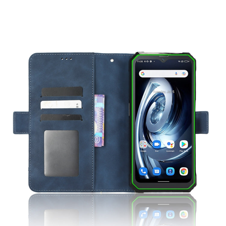 For Blackview BV7100 Skin Feel Calf Texture Card Slots Leather Phone Case(Blue)