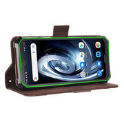 For Blackview BV7100 Skin Feel Calf Texture Card Slots Leather Phone Case(Brown)