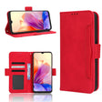 For Blackview OSCAL C80 Skin Feel Calf Texture Card Slots Leather Phone Case(Red) - More Brand by PMC TechLife | Online Shopping South Africa | PMC TechLife | Buy Now Pay Later Mobicred