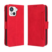For Blackview OSCAL C80 Skin Feel Calf Texture Card Slots Leather Phone Case(Red)