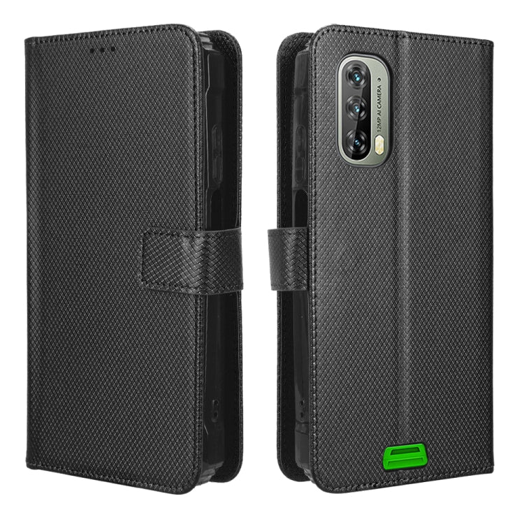 For Blackview BV7100 Diamond Texture Leather Phone Case(Black)