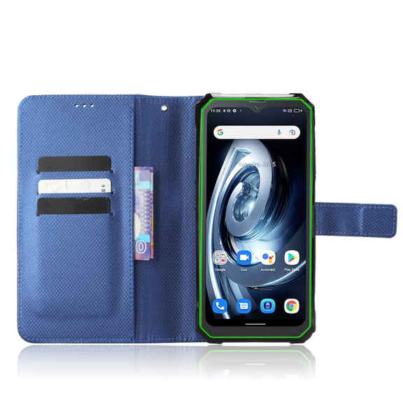 For Blackview BV7100 Diamond Texture Leather Phone Case(Blue)