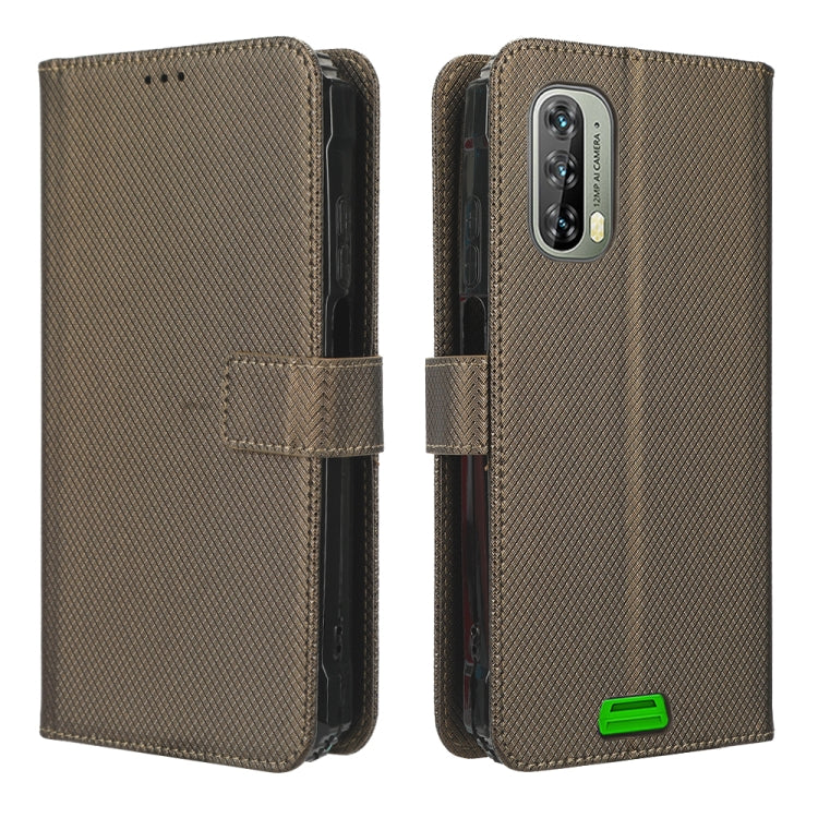 For Blackview BV7100 Diamond Texture Leather Phone Case(Brown)