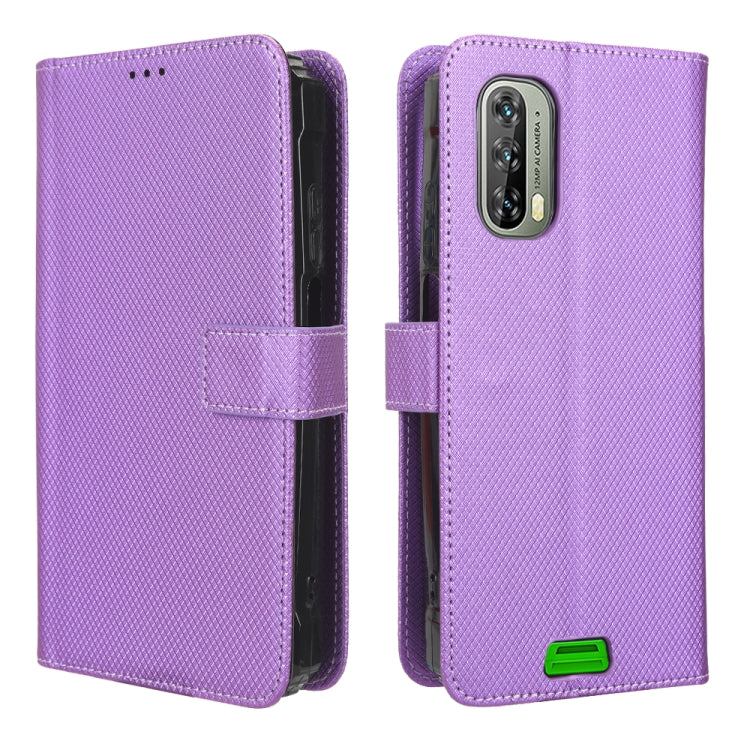 For Blackview BV7100 Diamond Texture Leather Phone Case(Purple)
