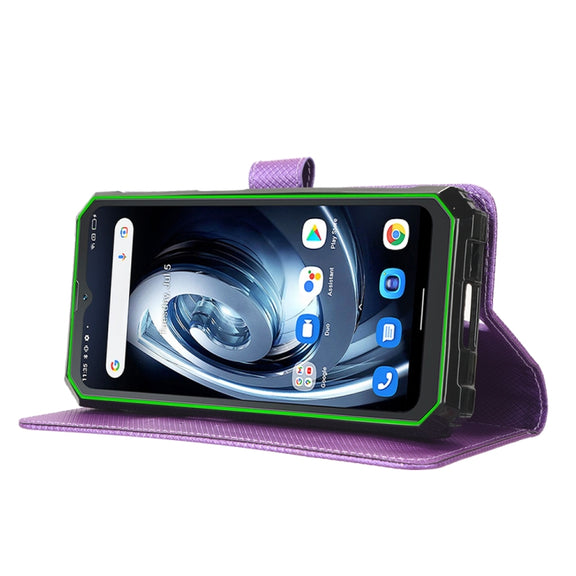 For Blackview BV7100 Diamond Texture Leather Phone Case(Purple)