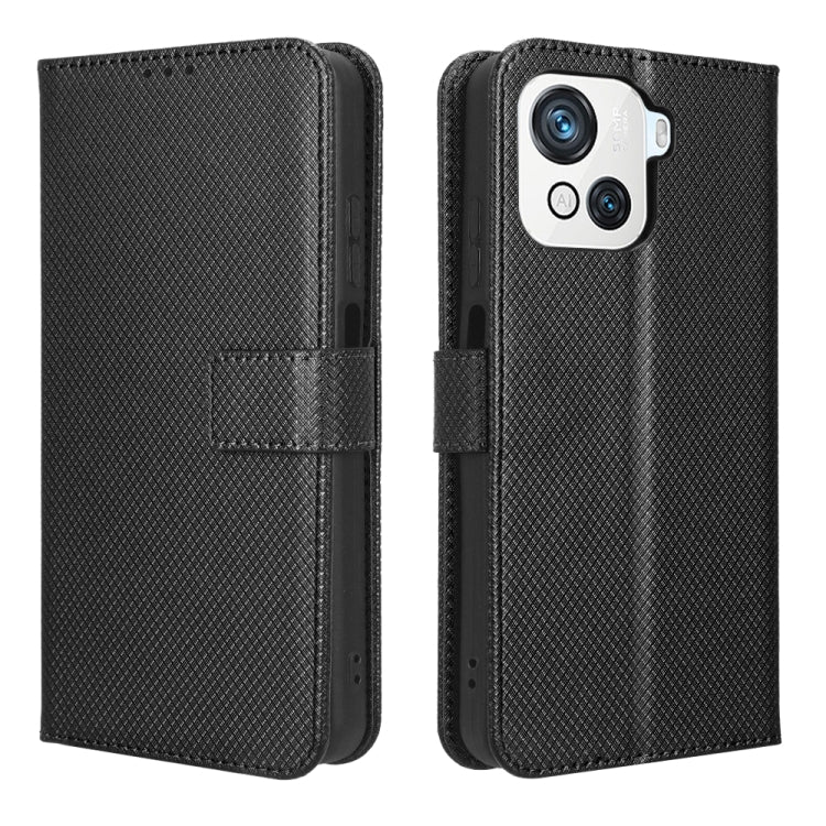 For Blackview OSCAL C80 Diamond Texture Leather Phone Case(Black)